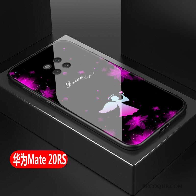Kuori Huawei Mate 20 Rs Pehmeä Neste Puhelimen Kuoret Trendi, Kotelo Huawei Mate 20 Rs Luova Lasi Jauhe