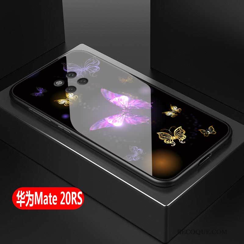 Kuori Huawei Mate 20 Rs Pehmeä Neste Puhelimen Kuoret Trendi, Kotelo Huawei Mate 20 Rs Luova Lasi Jauhe