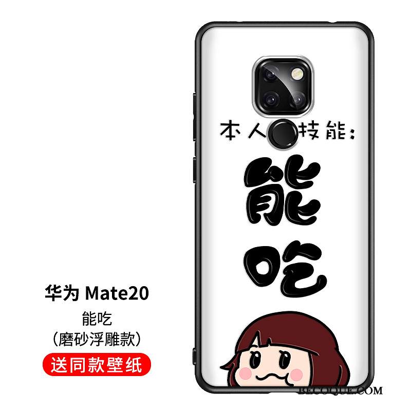 Kuori Huawei Mate 20 Silikoni Hauska Keltainen, Kotelo Huawei Mate 20 Pehmeä Neste Tide-brändi Ihana