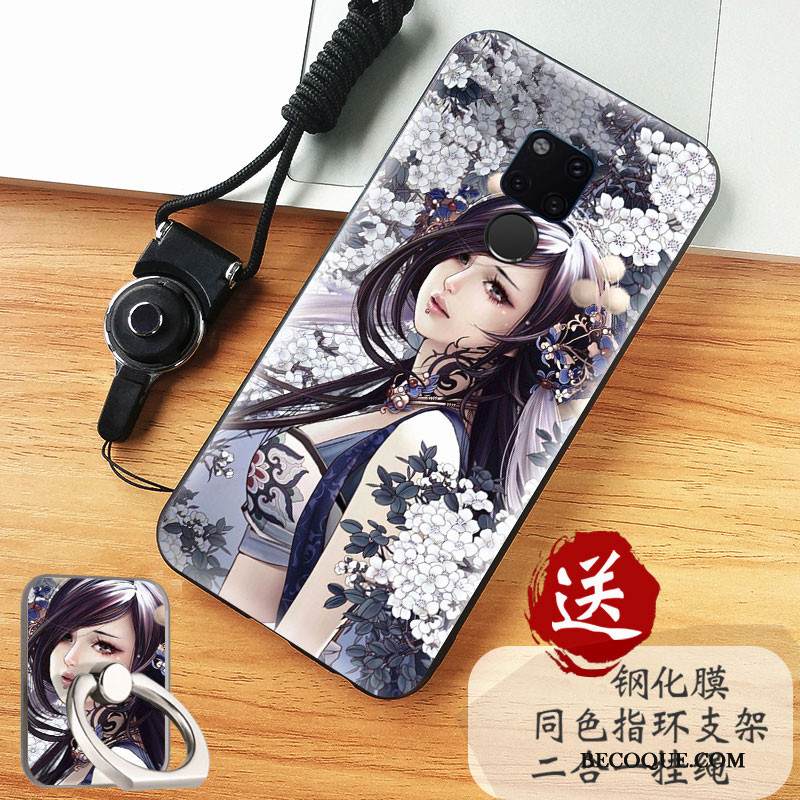 Kuori Huawei Mate 20 X Laukut Ihana Puhelimen Kuoret, Kotelo Huawei Mate 20 X Kohokuviointi Tide-brändi Taide