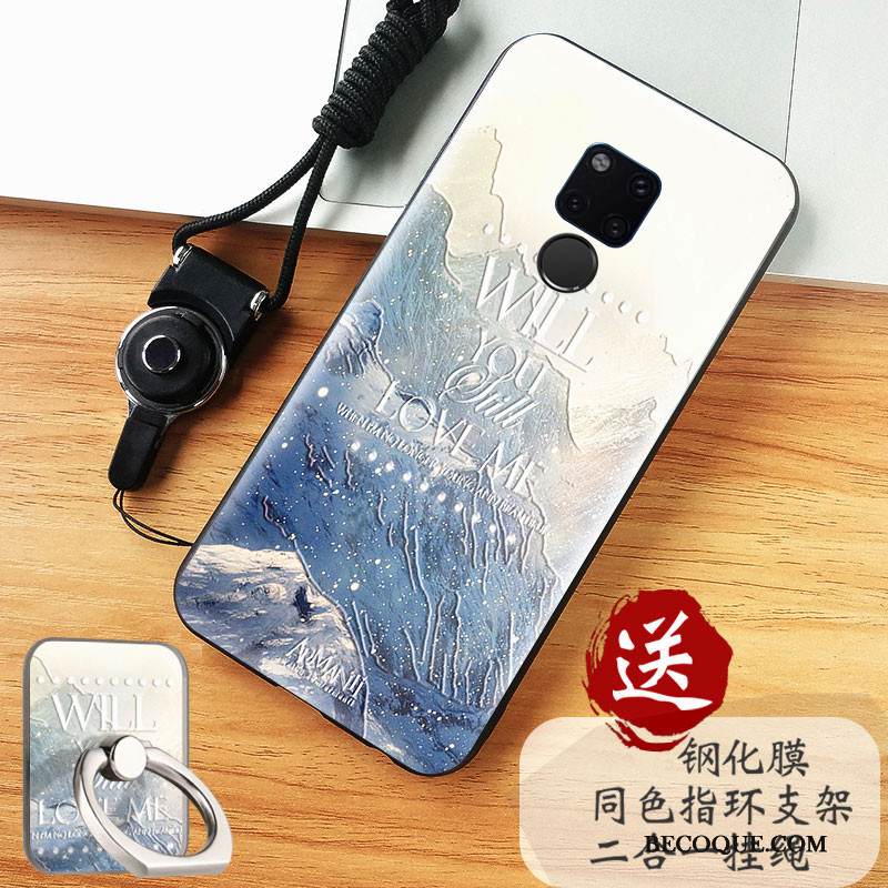 Kuori Huawei Mate 20 X Laukut Ihana Puhelimen Kuoret, Kotelo Huawei Mate 20 X Kohokuviointi Tide-brändi Taide