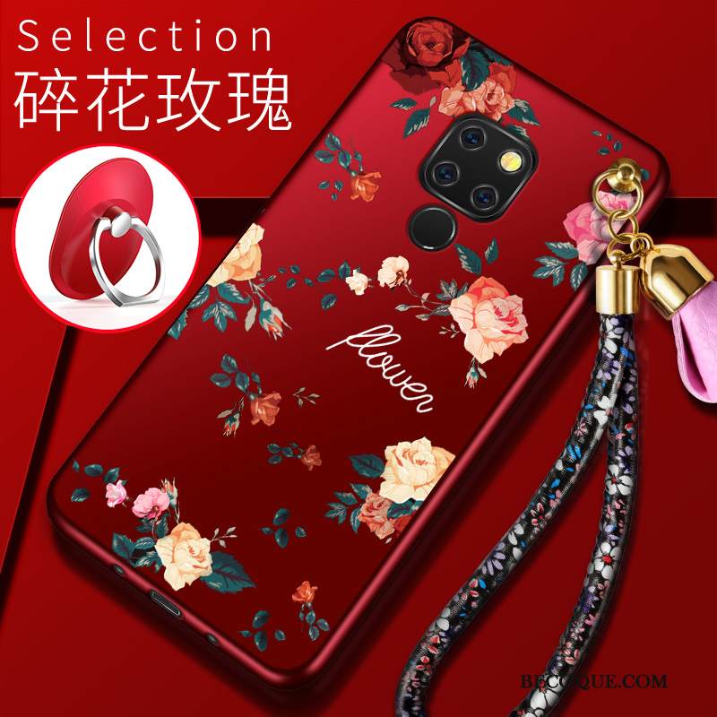 Kuori Huawei Mate 20 X Pehmeä Neste Punainen Puhelimen Kuoret, Kotelo Huawei Mate 20 X Suojaus