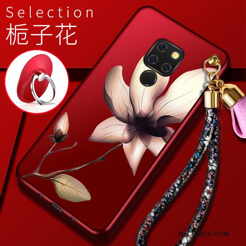 Kuori Huawei Mate 20 X Pehmeä Neste Punainen Puhelimen Kuoret, Kotelo Huawei Mate 20 X Suojaus