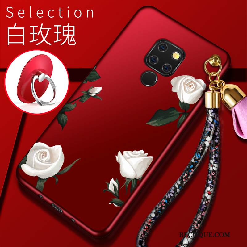 Kuori Huawei Mate 20 X Pehmeä Neste Punainen Puhelimen Kuoret, Kotelo Huawei Mate 20 X Suojaus