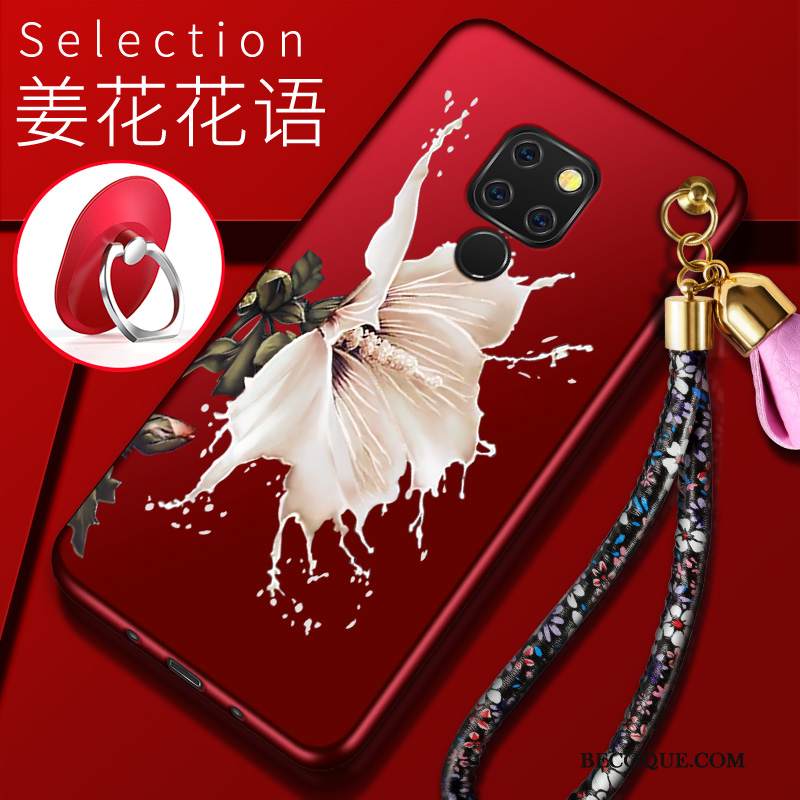 Kuori Huawei Mate 20 X Pehmeä Neste Punainen Puhelimen Kuoret, Kotelo Huawei Mate 20 X Suojaus