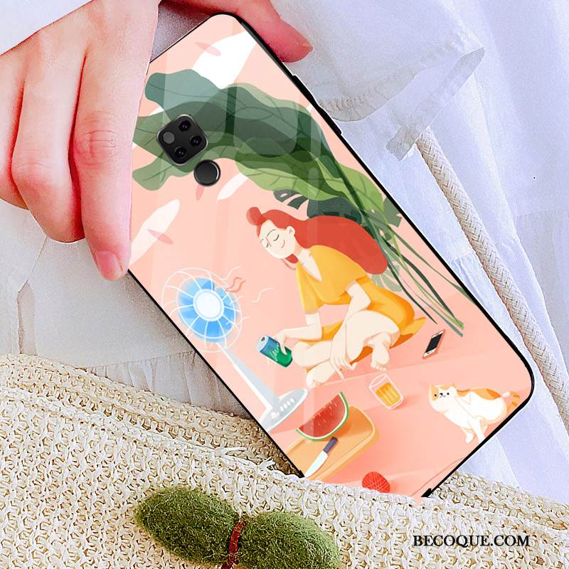 Kuori Huawei Mate 20 X Suojaus Lasi Persoonallisuus, Kotelo Huawei Mate 20 X Laukut Murtumaton Ylellisyys