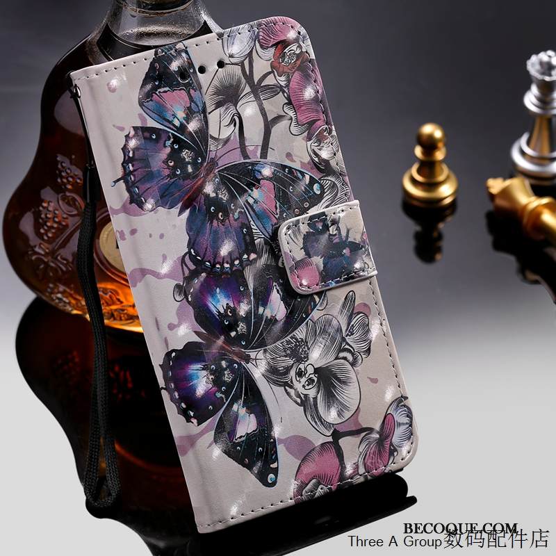 Kuori Huawei Mate 20 X Suojaus Puhelimen Kuoret Murtumaton, Kotelo Huawei Mate 20 X Nahka Violetti Persoonallisuus