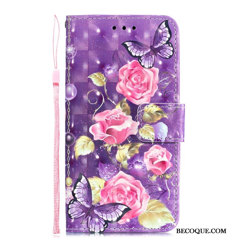 Kuori Huawei Mate 20 X Suojaus Puhelimen Kuoret Violetti, Kotelo Huawei Mate 20 X Luova Persoonallisuus