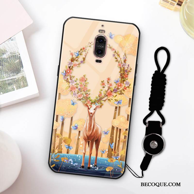 Kuori Huawei Mate 30 Laukut Liukastella Lasi, Kotelo Huawei Mate 30 Silikoni Puhelimen Kuoret Kukka