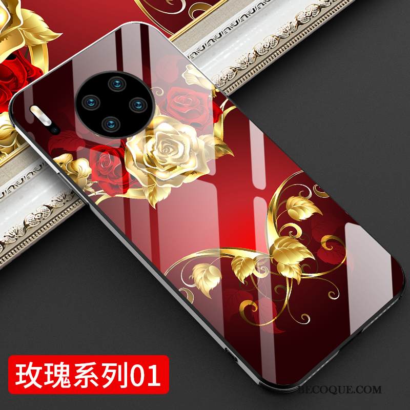 Kuori Huawei Mate 30 Laukut Ohut Murtumaton, Kotelo Huawei Mate 30 Tila Kulta Ylellisyys