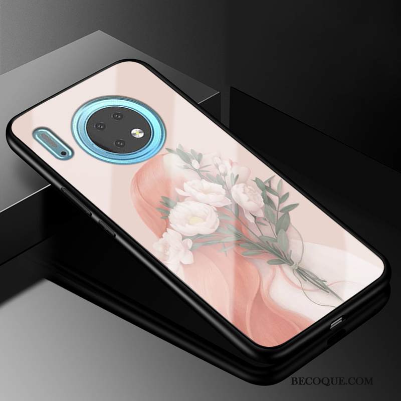 Kuori Huawei Mate 30 Laukut Puhelimen Kuoret Lasi, Kotelo Huawei Mate 30 Tila Murtumaton