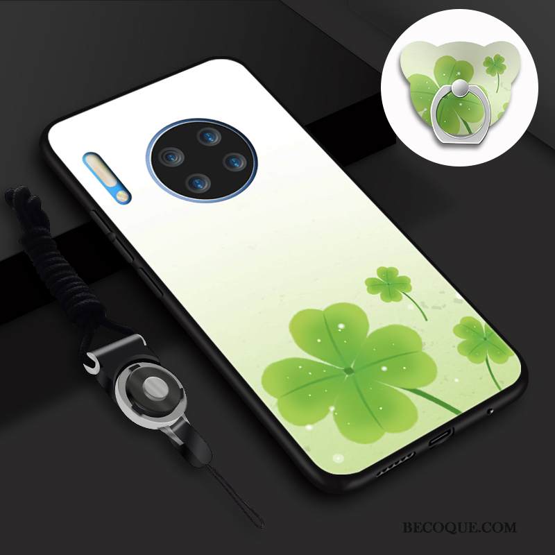 Kuori Huawei Mate 30 Pehmeä Neste Karkaisu Puhelimen Kuoret, Kotelo Huawei Mate 30 Silikoni Rengas Ripustettavat Koristeet