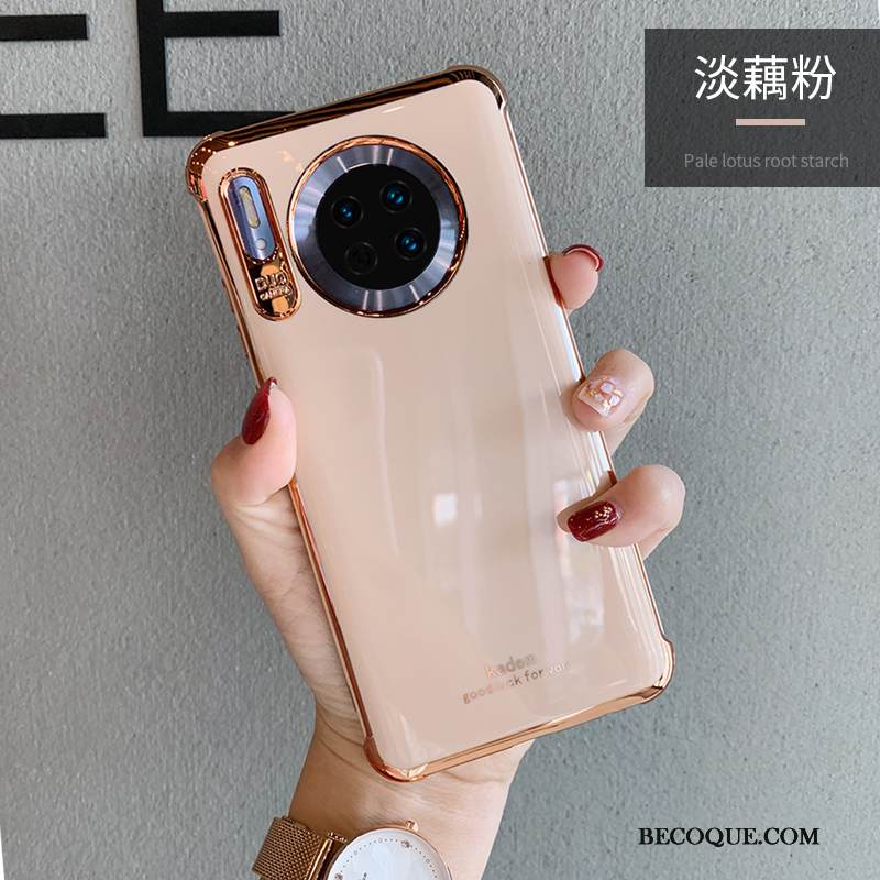 Kuori Huawei Mate 30 Pehmeä Neste Murtumaton Puhelimen Kuoret, Kotelo Huawei Mate 30 Laukut Net Red Suupaltti