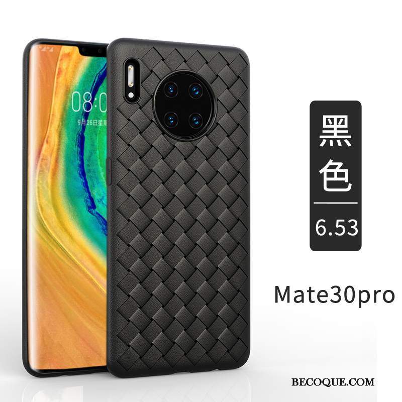 Kuori Huawei Mate 30 Pro Laukut Hengittävä Puhelimen Kuoret, Kotelo Huawei Mate 30 Pro Nahka Säteilevä Yksinkertainen