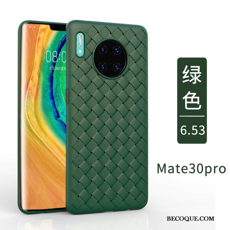 Kuori Huawei Mate 30 Pro Laukut Hengittävä Puhelimen Kuoret, Kotelo Huawei Mate 30 Pro Nahka Säteilevä Yksinkertainen