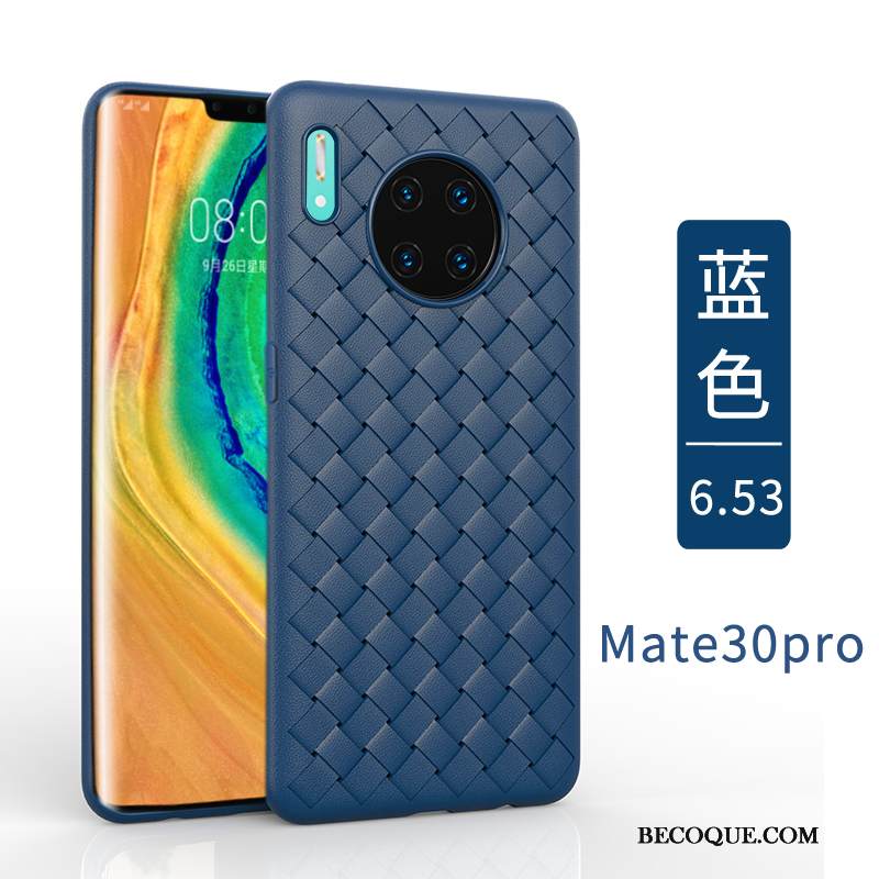 Kuori Huawei Mate 30 Pro Laukut Hengittävä Puhelimen Kuoret, Kotelo Huawei Mate 30 Pro Nahka Säteilevä Yksinkertainen