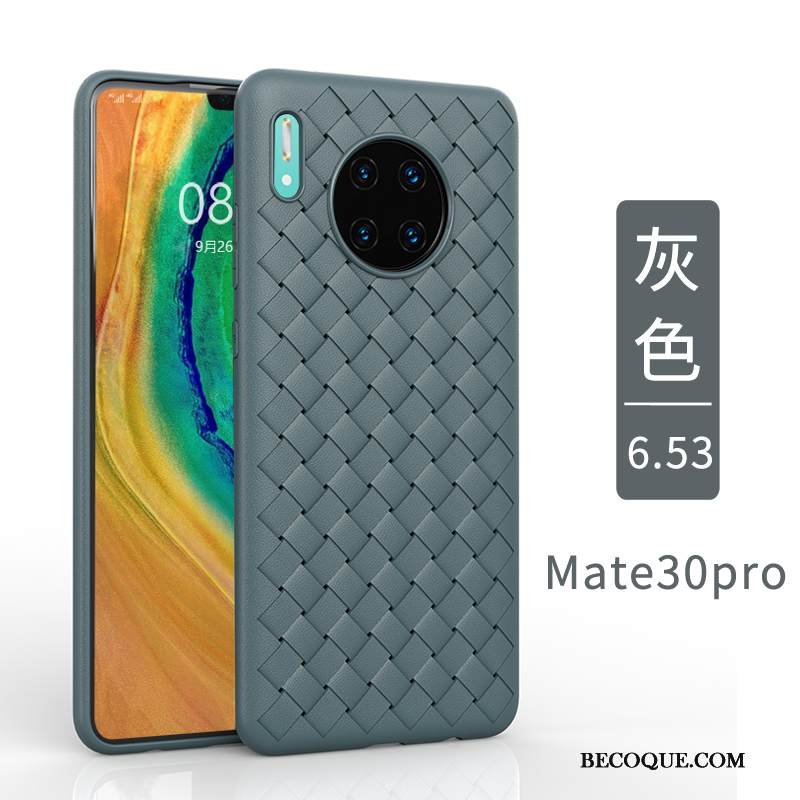 Kuori Huawei Mate 30 Pro Laukut Hengittävä Puhelimen Kuoret, Kotelo Huawei Mate 30 Pro Nahka Säteilevä Yksinkertainen
