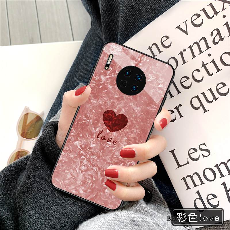 Kuori Huawei Mate 30 Pro Laukut Murtumaton Net Red, Kotelo Huawei Mate 30 Pro Suojaus Ihana Yksinkertainen