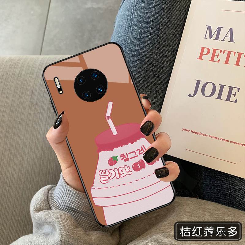 Kuori Huawei Mate 30 Pro Laukut Murtumaton Net Red, Kotelo Huawei Mate 30 Pro Suojaus Ihana Yksinkertainen