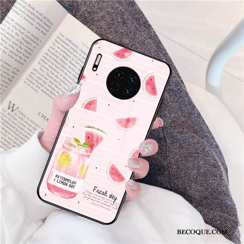 Kuori Huawei Mate 30 Pro Laukut Murtumaton Net Red, Kotelo Huawei Mate 30 Pro Suojaus Ihana Yksinkertainen