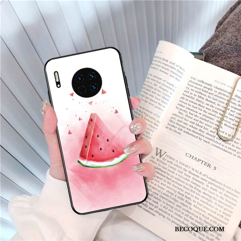 Kuori Huawei Mate 30 Pro Laukut Murtumaton Net Red, Kotelo Huawei Mate 30 Pro Suojaus Ihana Yksinkertainen