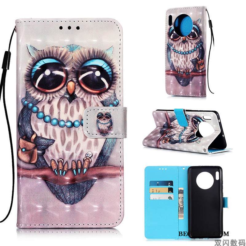 Kuori Huawei Mate 30 Pro Laukut Murtumaton Puhelimen Kuoret, Kotelo Huawei Mate 30 Pro Kuoret Valkoinen