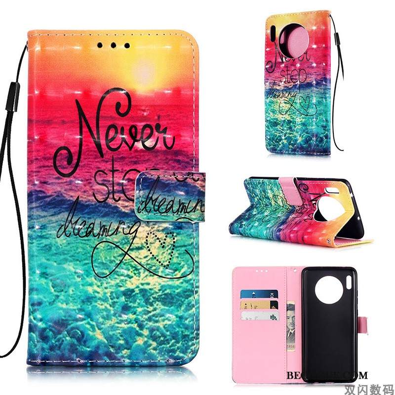 Kuori Huawei Mate 30 Pro Laukut Murtumaton Puhelimen Kuoret, Kotelo Huawei Mate 30 Pro Kuoret Valkoinen