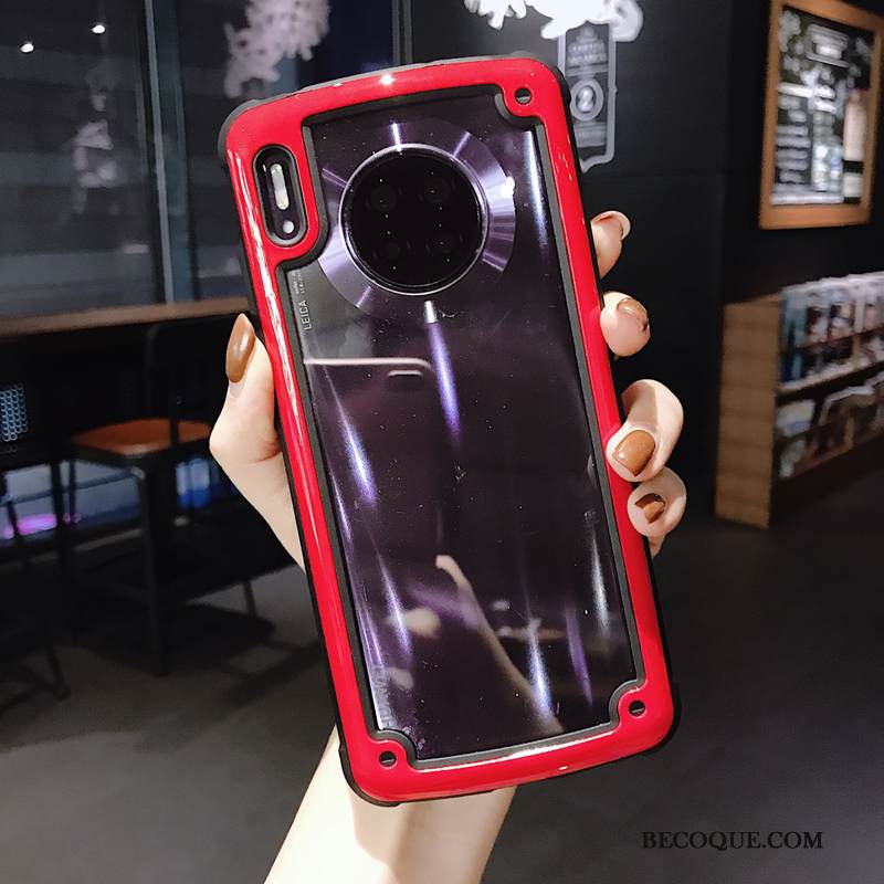 Kuori Huawei Mate 30 Pro Laukut Murtumaton Yksinkertainen, Kotelo Huawei Mate 30 Pro Pehmeä Neste Jauhe Kehys