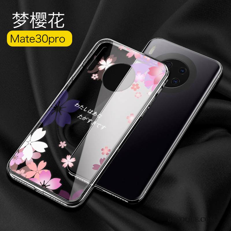 Kuori Huawei Mate 30 Pro Laukut Net Red Ultra, Kotelo Huawei Mate 30 Pro Silikoni Puhelimen Kuoret Lasi