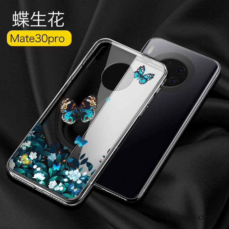 Kuori Huawei Mate 30 Pro Laukut Net Red Ultra, Kotelo Huawei Mate 30 Pro Silikoni Puhelimen Kuoret Lasi