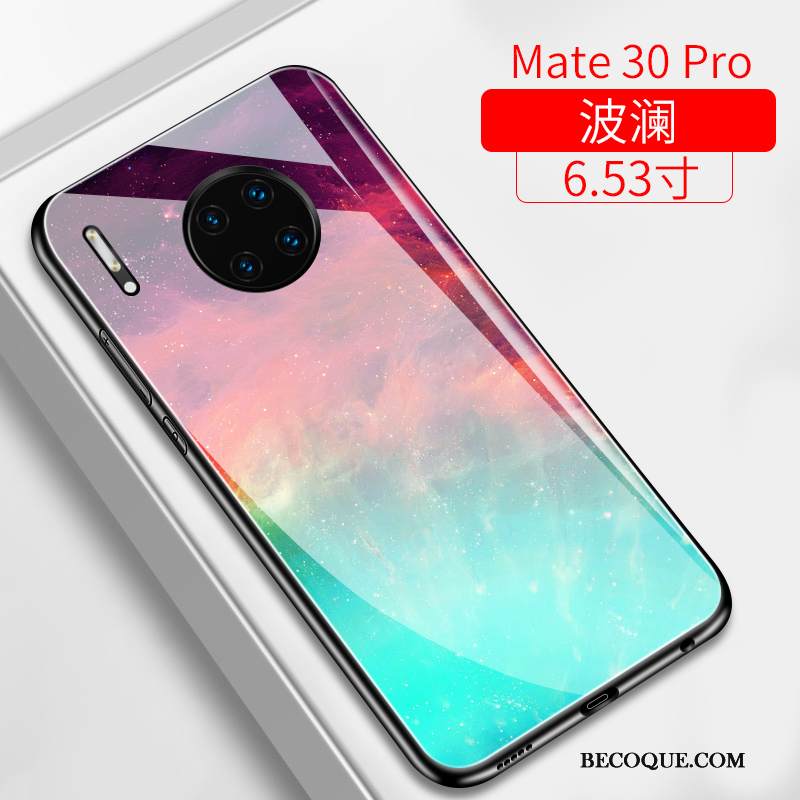Kuori Huawei Mate 30 Pro Laukut Ohut Puhelimen Kuoret, Kotelo Huawei Mate 30 Pro Suojaus Peili Tähtitaivas