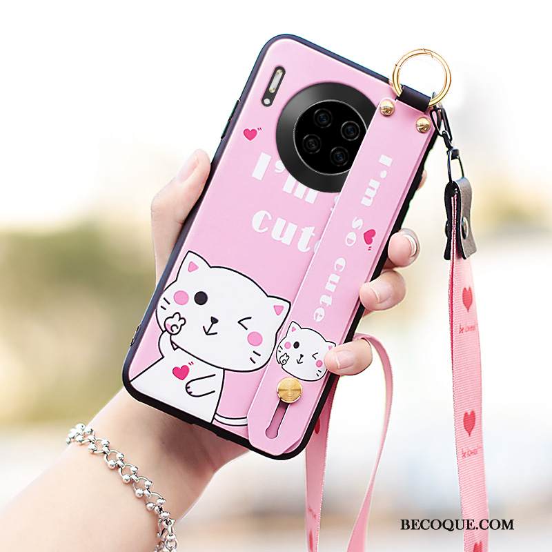 Kuori Huawei Mate 30 Pro Laukut Pesty Suede Jauhe, Kotelo Huawei Mate 30 Pro Suojaus Puhelimen Kuoret Ripustettavat Koristeet