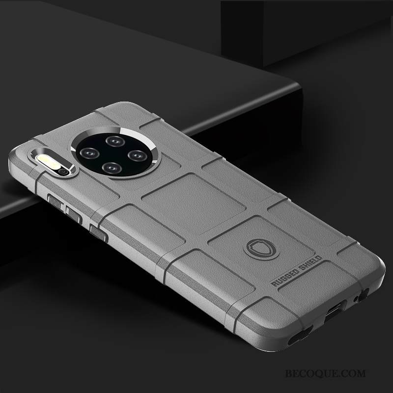 Kuori Huawei Mate 30 Pro Laukut Suupaltti Harmaa, Kotelo Huawei Mate 30 Pro Silikoni Paksut Säteilevä