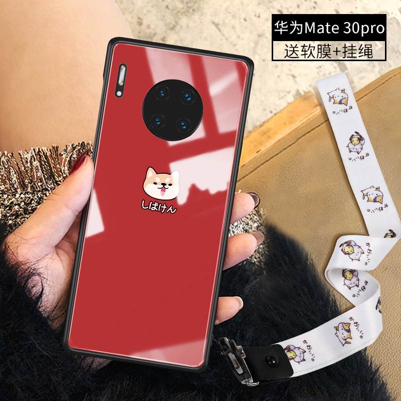 Kuori Huawei Mate 30 Pro Sarjakuva Ultra Lasi, Kotelo Huawei Mate 30 Pro Luova Ihana Ohut