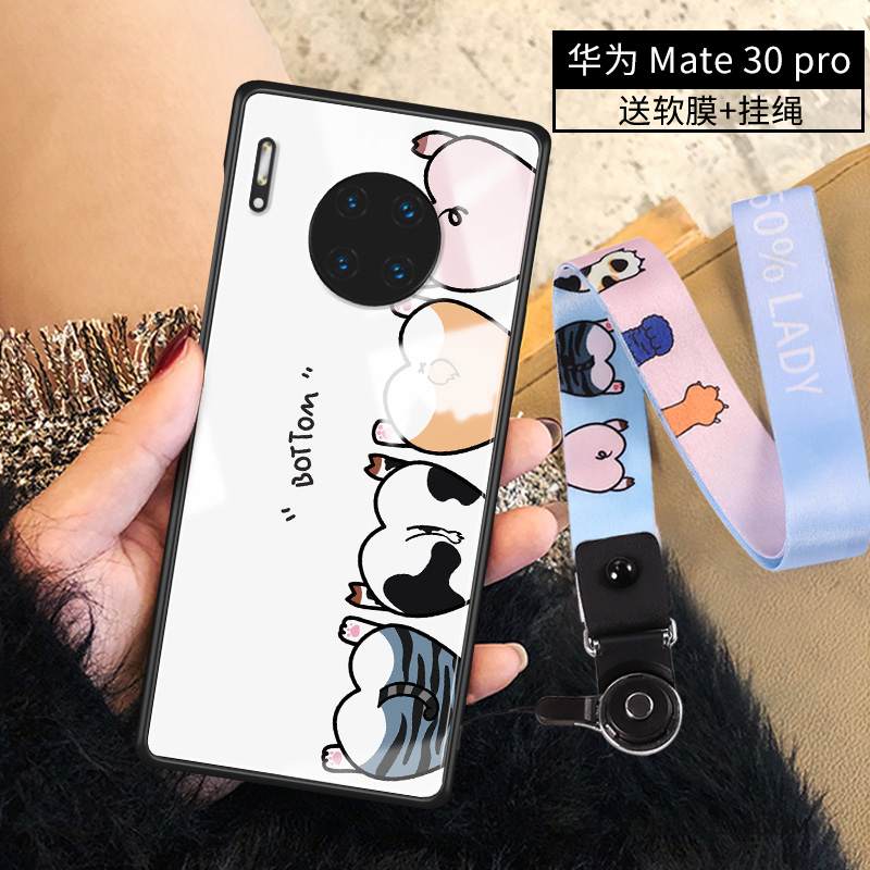 Kuori Huawei Mate 30 Pro Sarjakuva Ultra Lasi, Kotelo Huawei Mate 30 Pro Luova Ihana Ohut