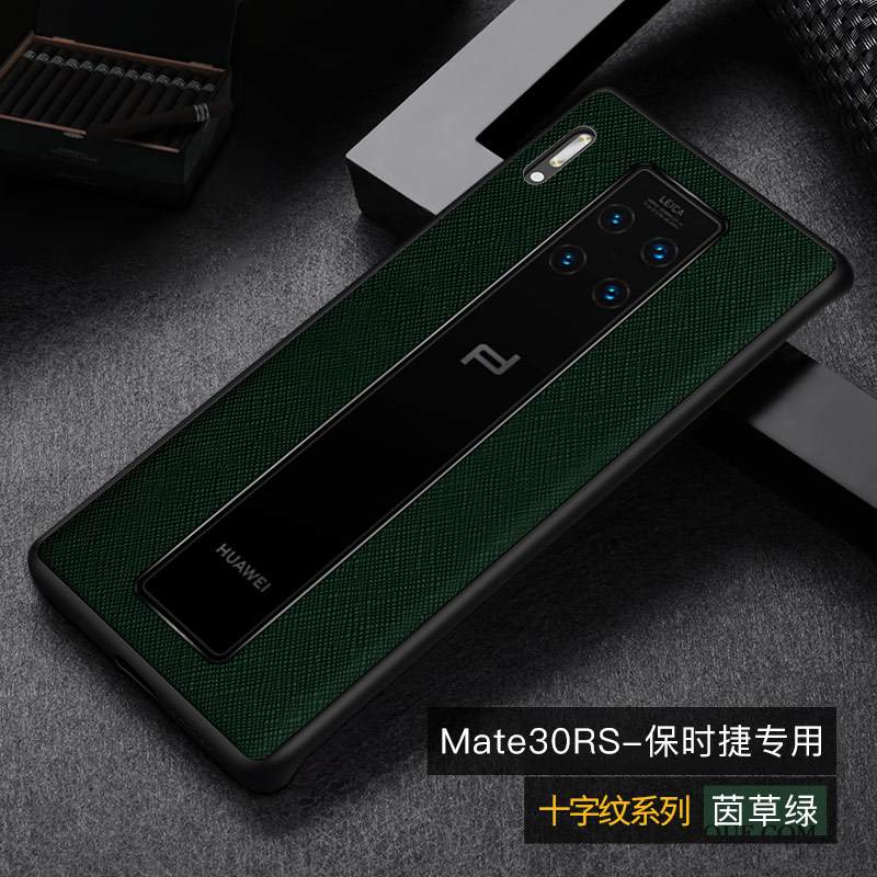 Kuori Huawei Mate 30 Rs Nahka Persoonallisuus Net Red, Kotelo Huawei Mate 30 Rs Suojaus Puhelimen Kuoret Suunnittelu