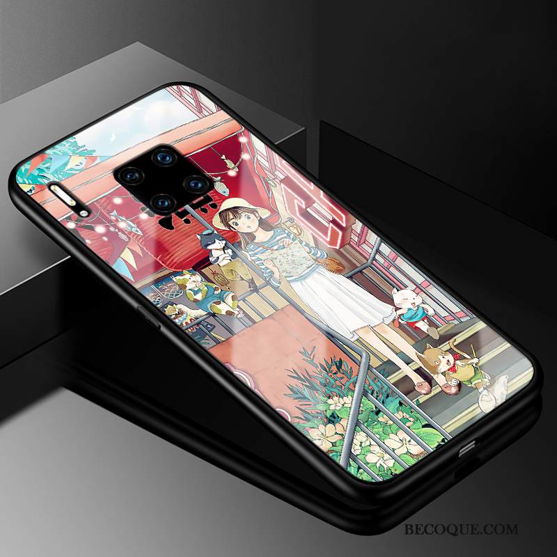 Kuori Huawei Mate 30 Rs Suojaus Lasi Puhelimen Kuoret, Kotelo Huawei Mate 30 Rs Punainen