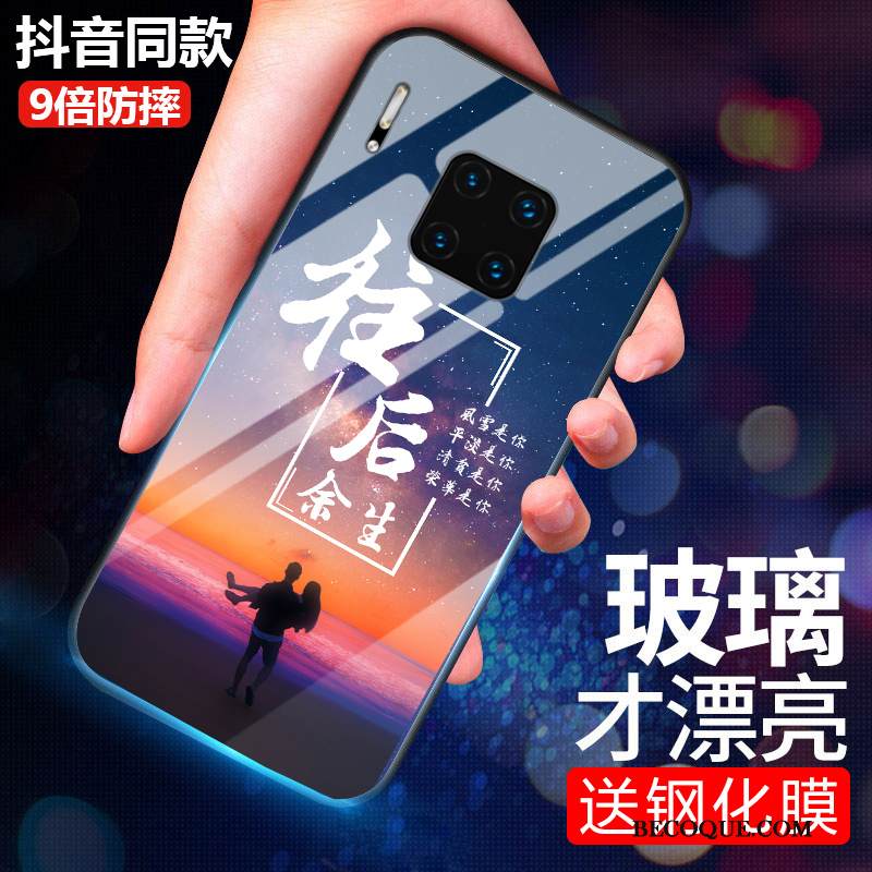 Kuori Huawei Mate 30 Rs Suojaus Net Red Trendi, Kotelo Huawei Mate 30 Rs Puhelimen Kuoret Sininen