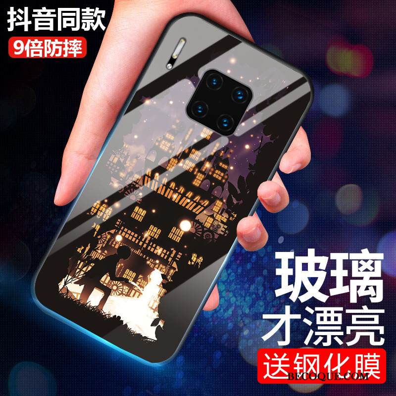 Kuori Huawei Mate 30 Rs Suojaus Net Red Trendi, Kotelo Huawei Mate 30 Rs Puhelimen Kuoret Sininen