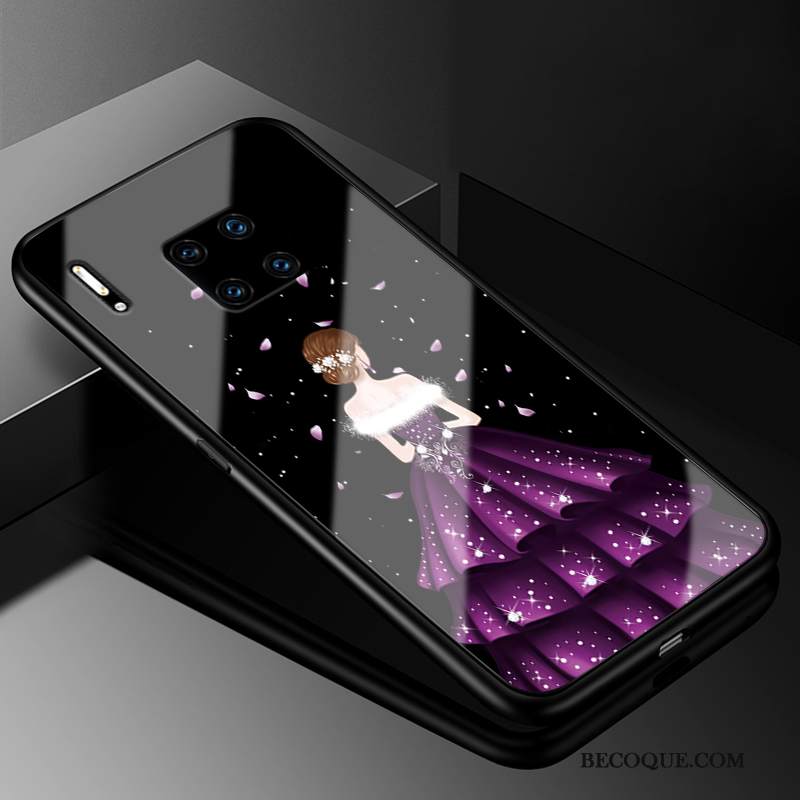 Kuori Huawei Mate 30 Rs Suojaus Puhelimen Kuoret Lasi, Kotelo Huawei Mate 30 Rs Sideharso Punainen