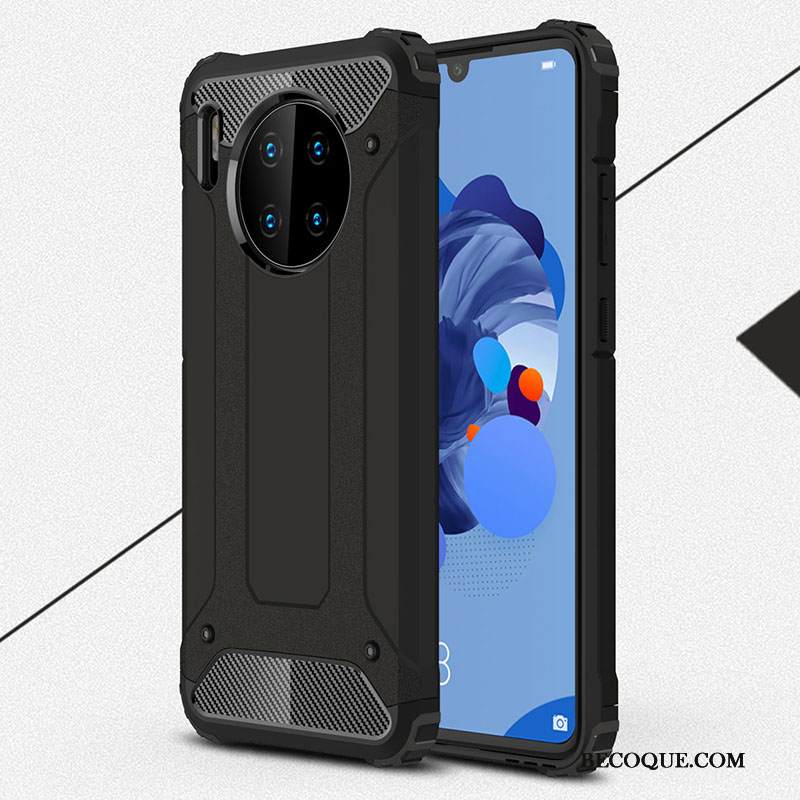 Kuori Huawei Mate 30 Silikoni Kulta Murtumaton, Kotelo Huawei Mate 30 Suojaus Pesty Suede Kalvo