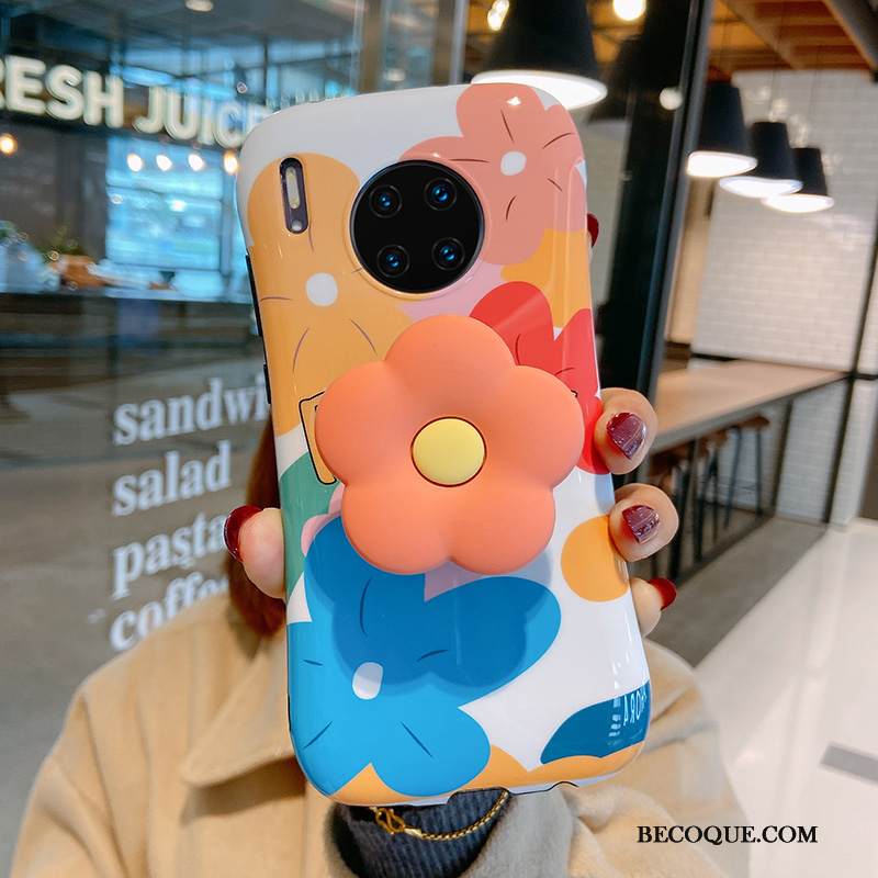 Kuori Huawei Mate 30 Silikoni Uusi Net Red, Kotelo Huawei Mate 30 Laukut Kukkia Pieni