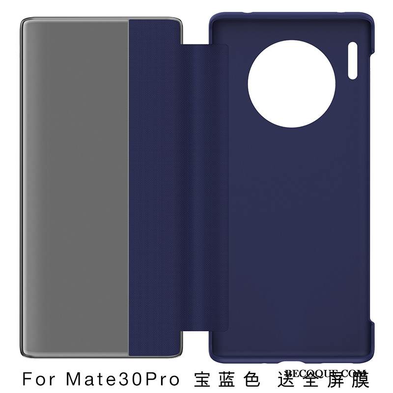 Kuori Huawei Mate 30 Suojaus Liiketoiminta Lasi, Kotelo Huawei Mate 30 Kuoret Windows Net Red