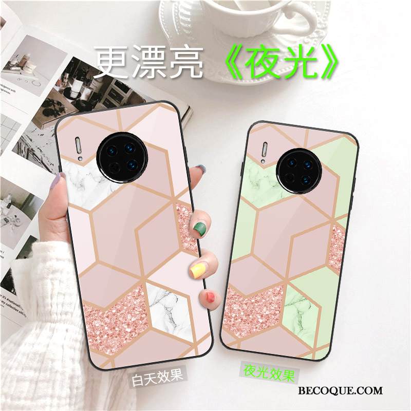 Kuori Huawei Mate 30 Tila Tide-brändi Puhelimen Kuoret, Kotelo Huawei Mate 30 Luova Kirkas Lasi