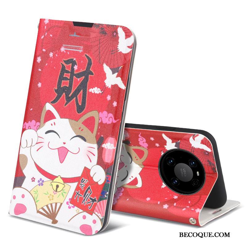 Kuori Huawei Mate 40 Kuoret Net Red Ihana, Kotelo Huawei Mate 40 Tuki Uusi Vihreä