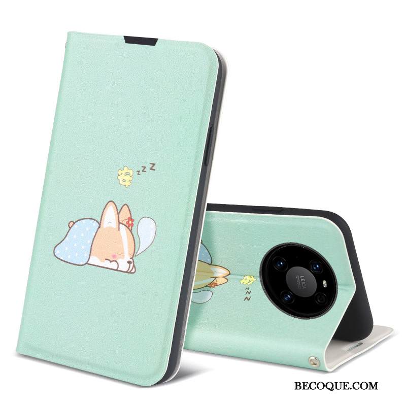 Kuori Huawei Mate 40 Kuoret Net Red Ihana, Kotelo Huawei Mate 40 Tuki Uusi Vihreä