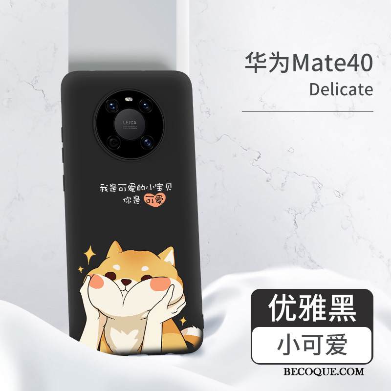 Kuori Huawei Mate 40 Laukut Puhelimen Kuoret Murtumaton, Kotelo Huawei Mate 40 Silikoni Uusi Musta