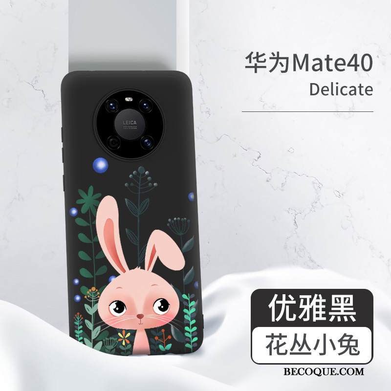 Kuori Huawei Mate 40 Laukut Puhelimen Kuoret Murtumaton, Kotelo Huawei Mate 40 Silikoni Uusi Musta