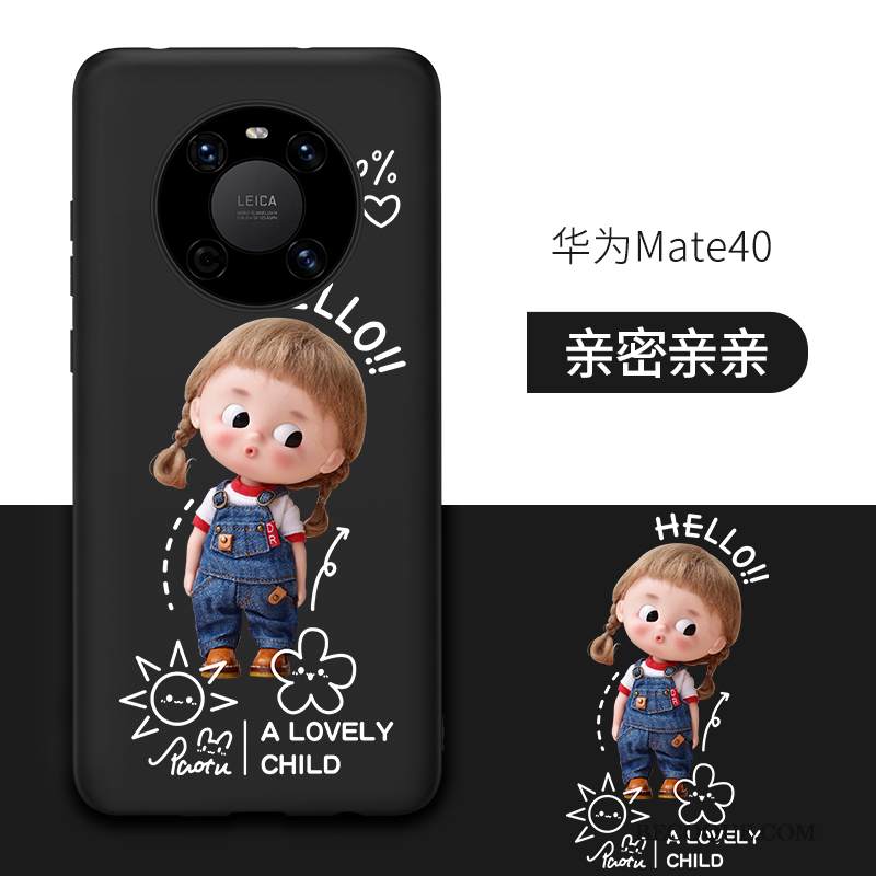 Kuori Huawei Mate 40 Laukut Puhelimen Kuoret Murtumaton, Kotelo Huawei Mate 40 Silikoni Uusi Musta
