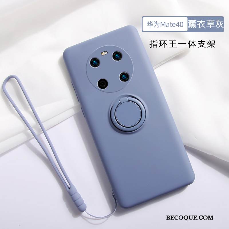 Kuori Huawei Mate 40 Laukut Puhelimen Kuoret Rengas, Kotelo Huawei Mate 40 Silikoni Murtumaton Punainen